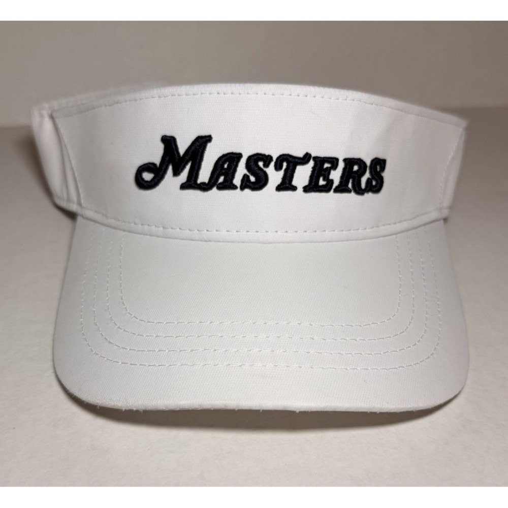 Masters Golf Visor Ahead USA White Augusta National‎ Adjustable Strap Hat